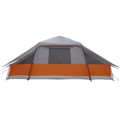vidaXL Family Tent with Rainfly Water-resistant 10-Person - Grey - 41821
