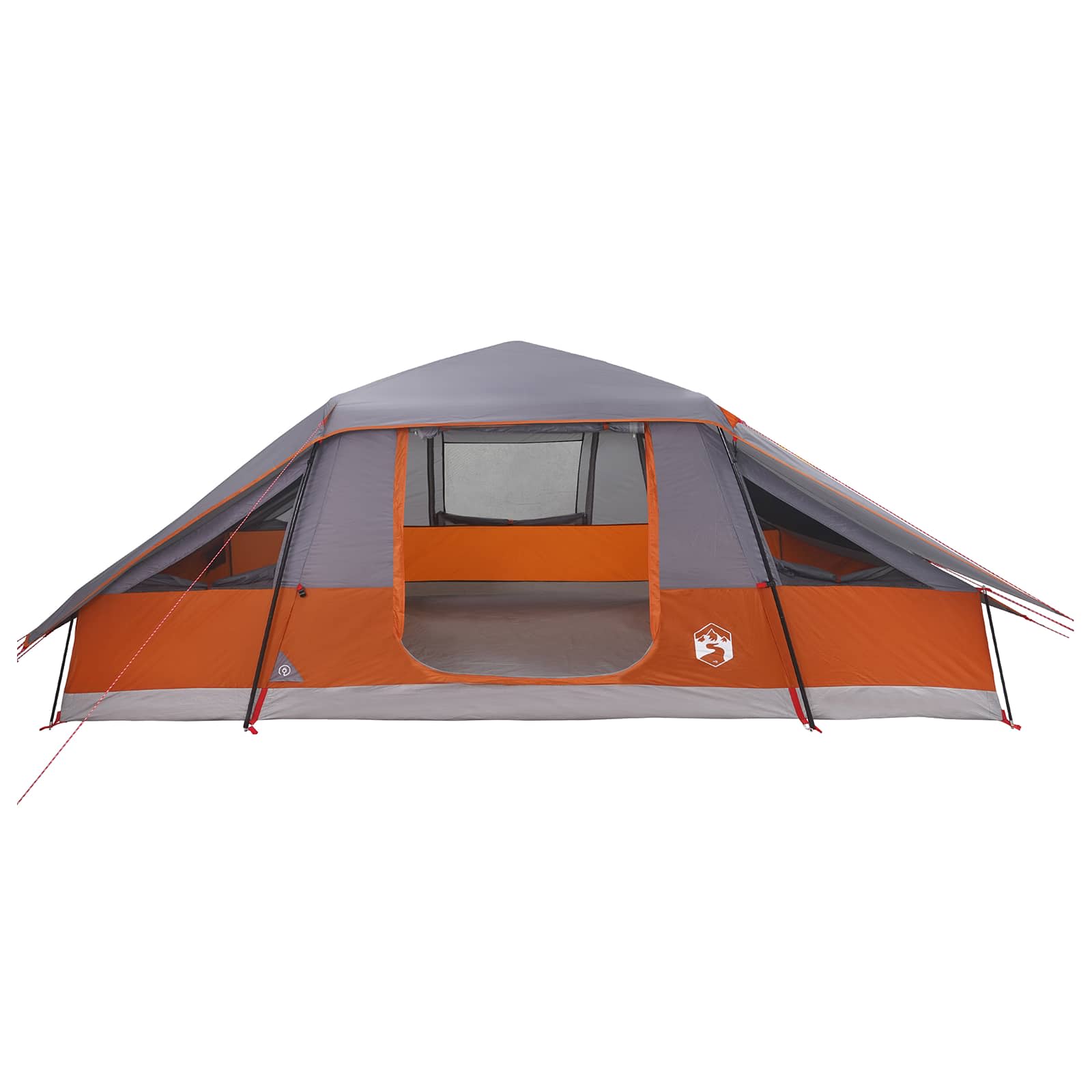 vidaXL Family Tent with Rainfly Water-resistant 10-Person - Grey - 41821