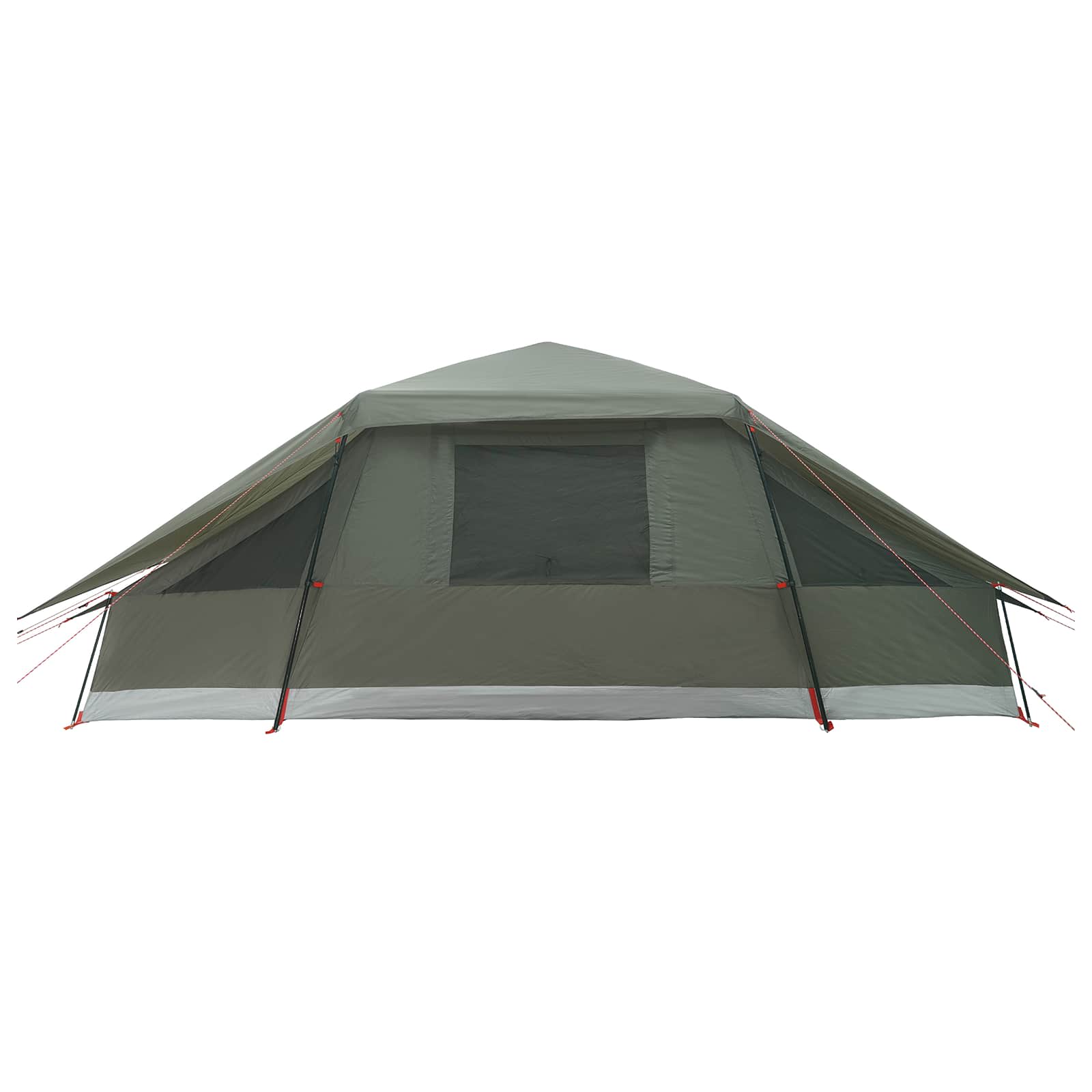 vidaXL Family Tent with Rainfly Water-resistant 10-Person Army Green