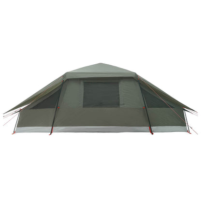 vidaXL Family Tent with Rainfly Water-resistant 10-Person Army Green
