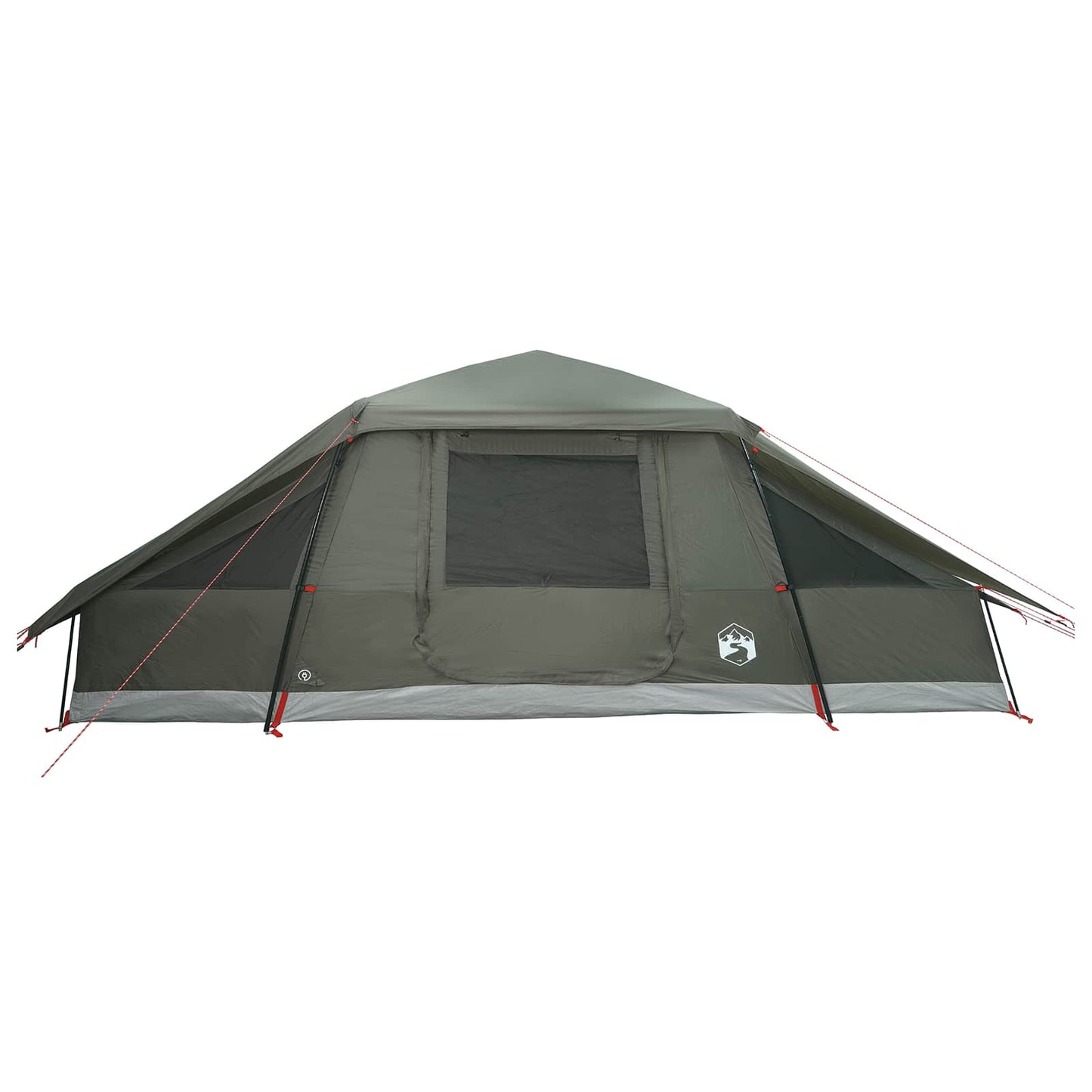 vidaXL Family Tent with Rainfly Water-resistant 10-Person Army Green