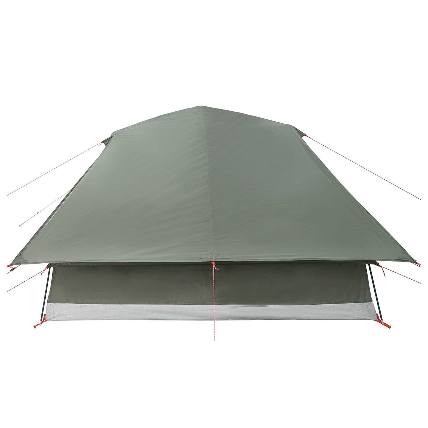 vidaXL Family Tent with Rainfly Water-resistant 10-Person Army Green