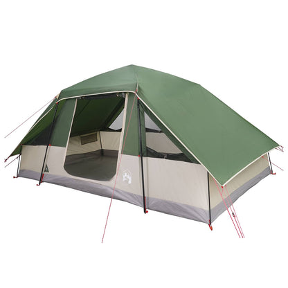 vidaXL Family Tent with Rainfly Water-resistant 6-Person Green