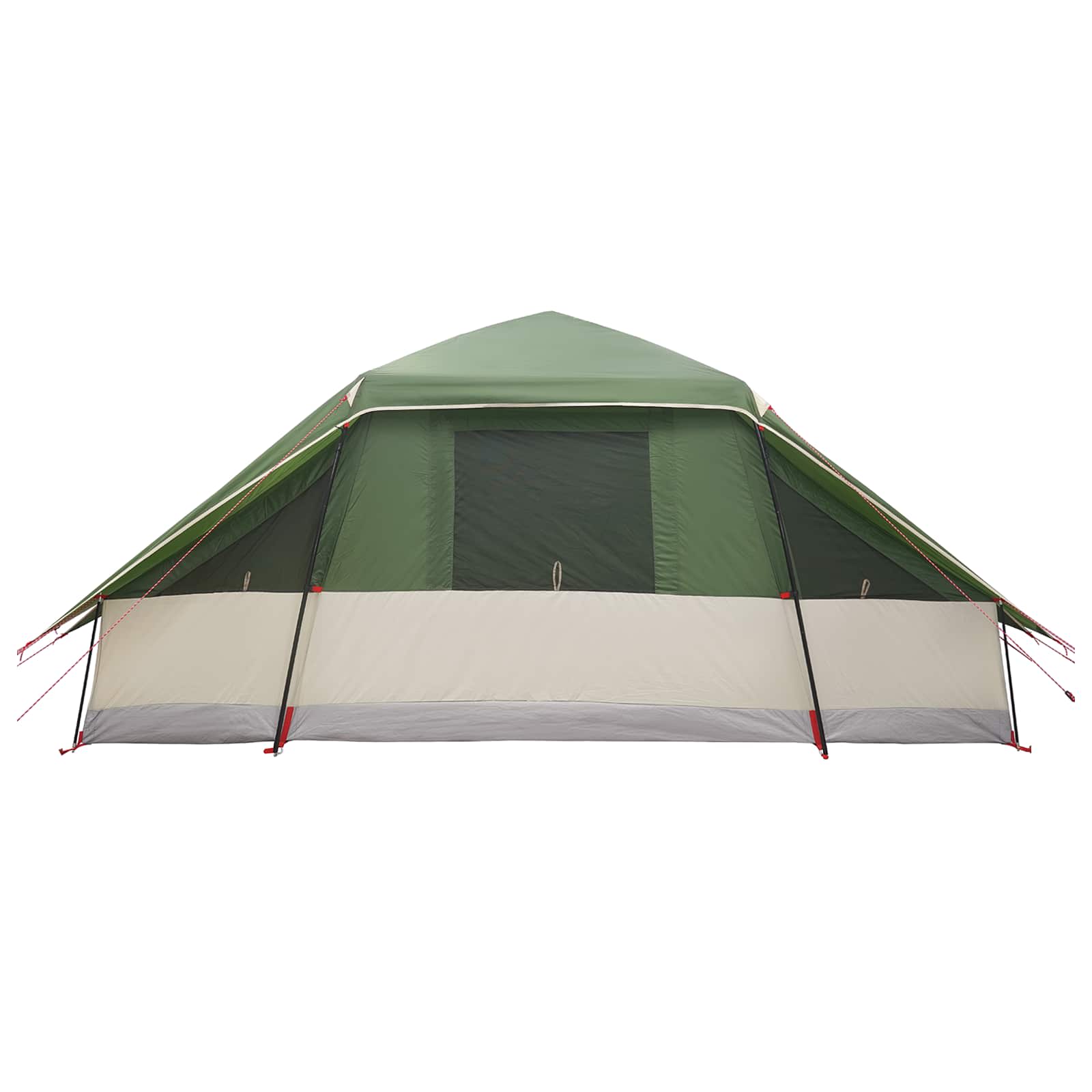 vidaXL Family Tent with Rainfly Water-resistant 6-Person Green