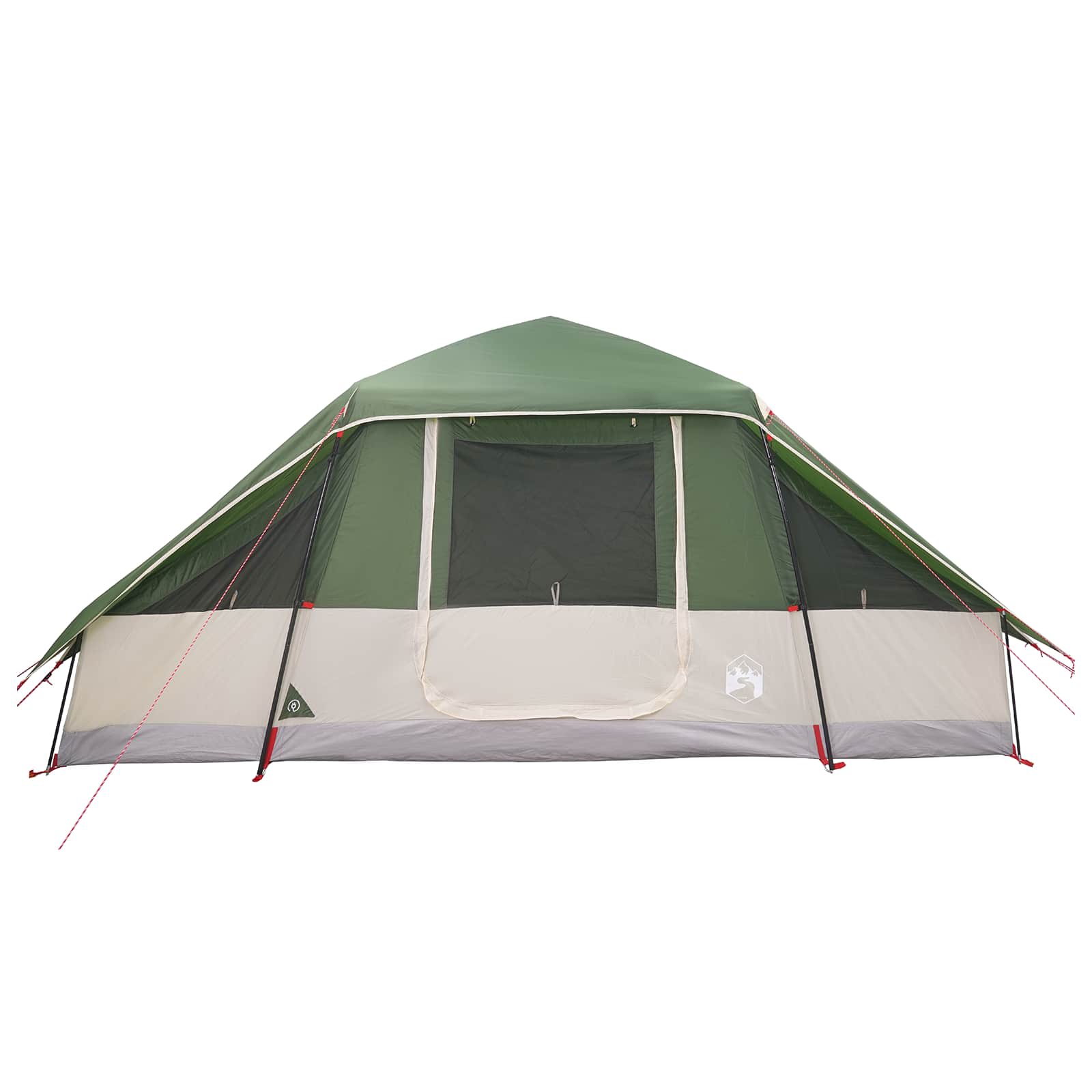 vidaXL Family Tent with Rainfly Water-resistant 6-Person Green