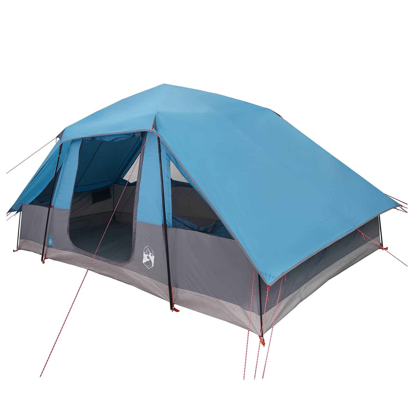 vidaXL Family Tent with Rainfly Water-resistant 6-Person Blue