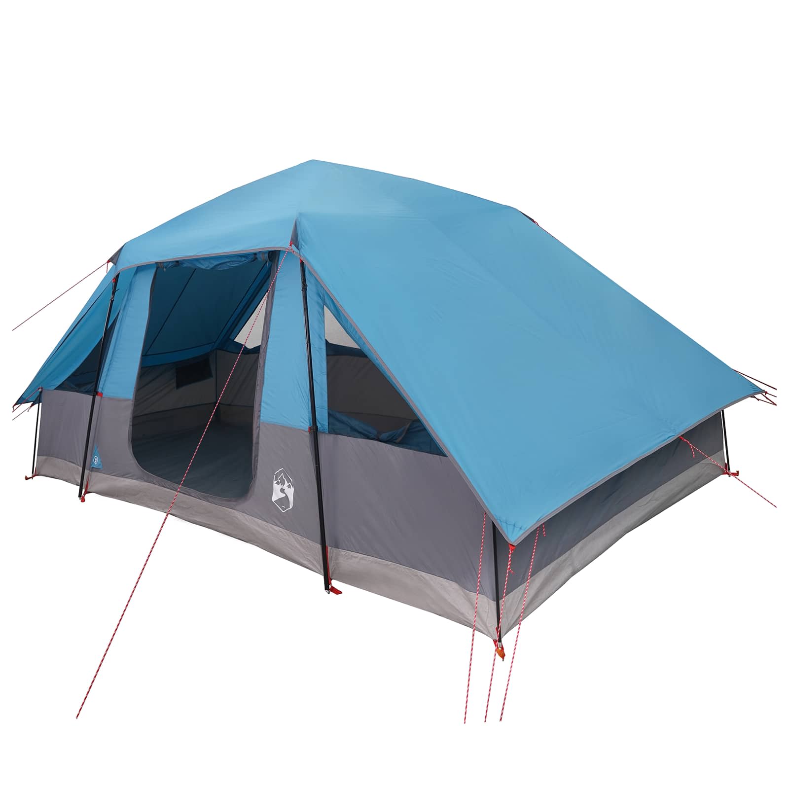 vidaXL Family Tent with Rainfly Water-resistant 6-Person Blue