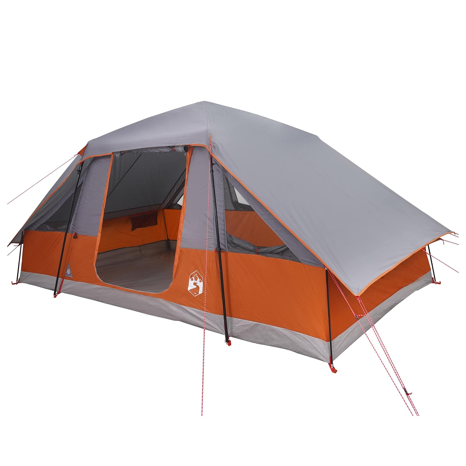 vidaXL Family Tent with Rainfly Water-resistant 6-Person - Grey