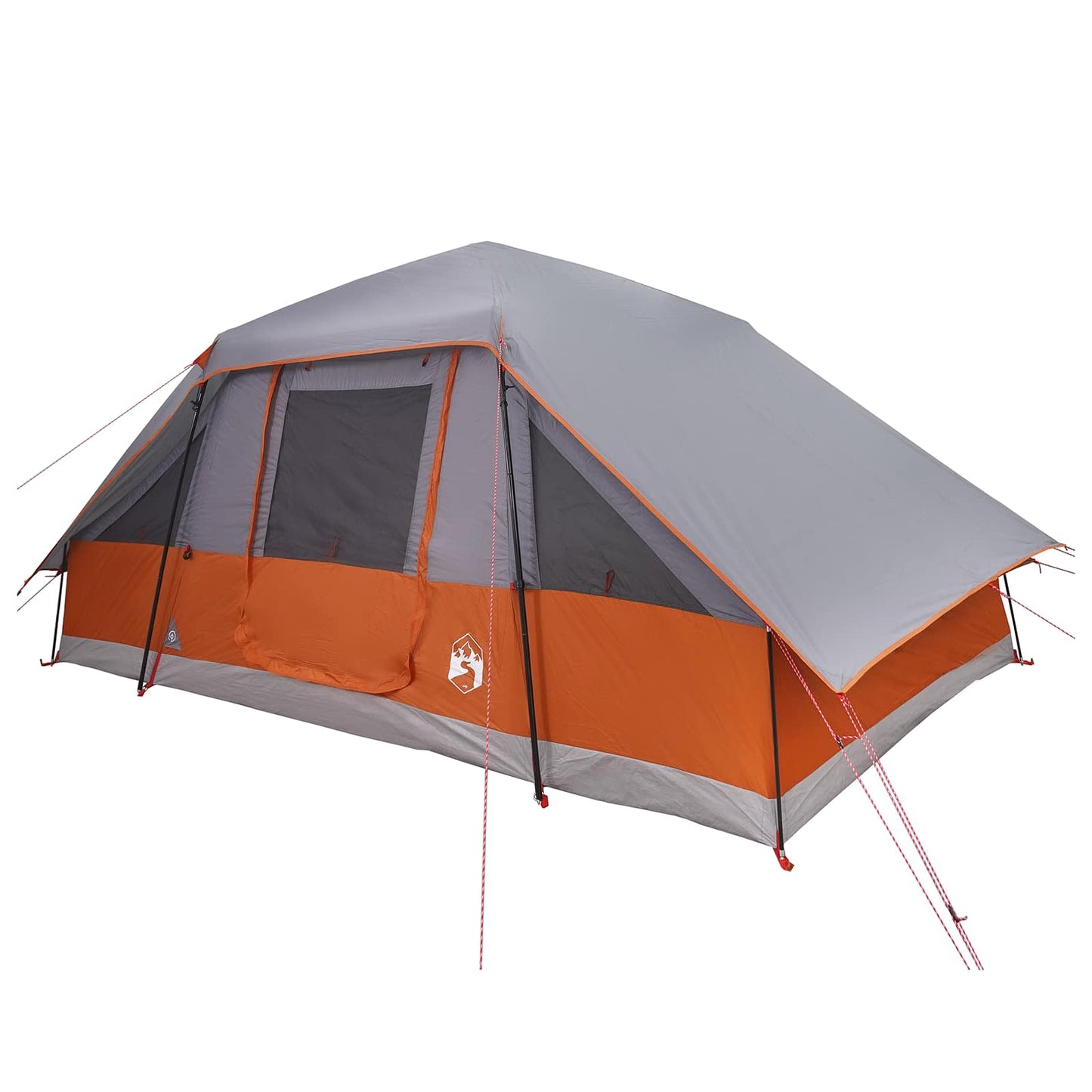 vidaXL Family Tent with Rainfly Water-resistant 6-Person - Grey