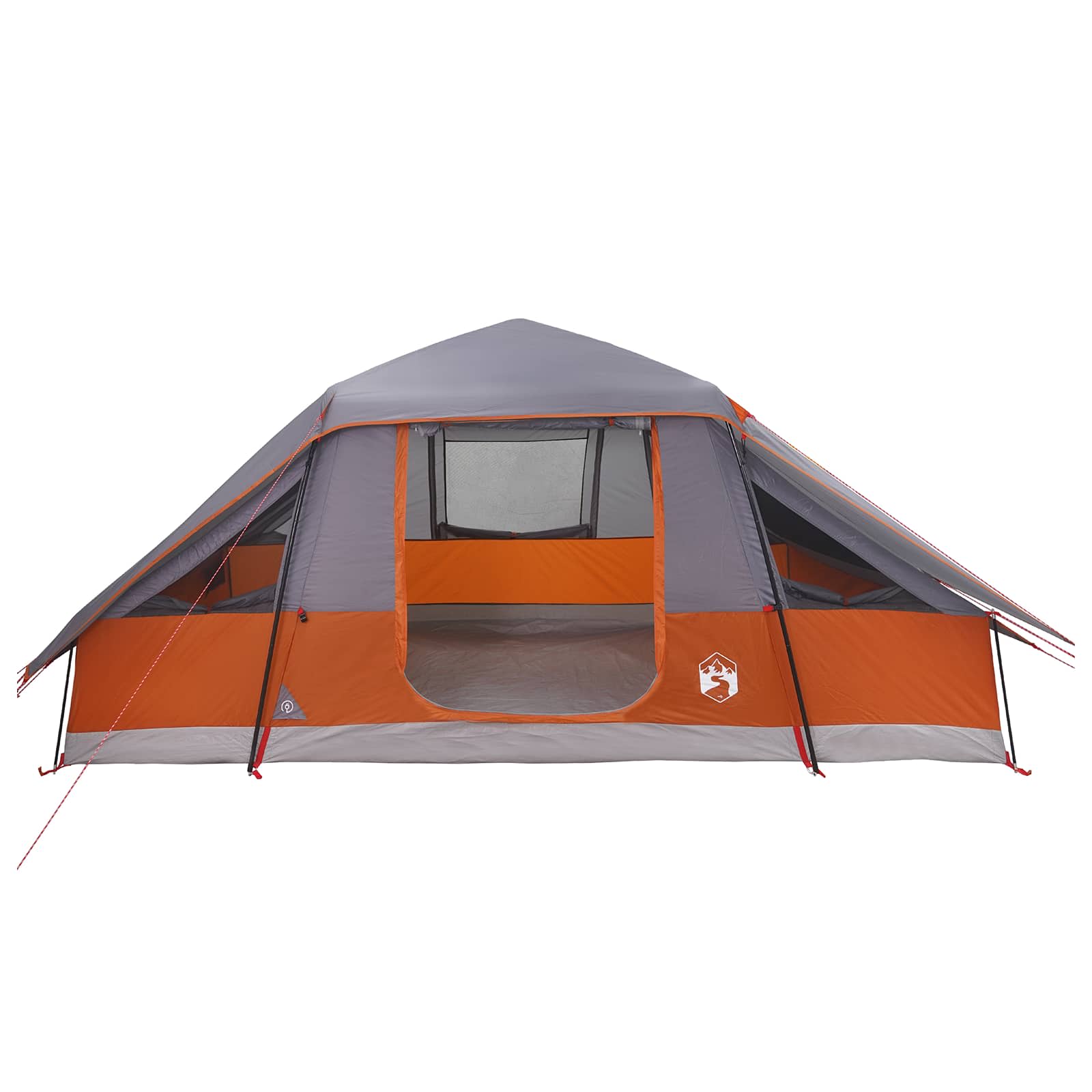 vidaXL Family Tent with Rainfly Water-resistant 6-Person - Grey