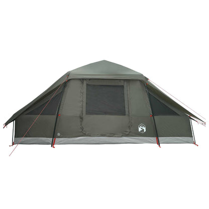 vidaXL Family Tent with Rainfly Water-resistant 6-Person Army Green