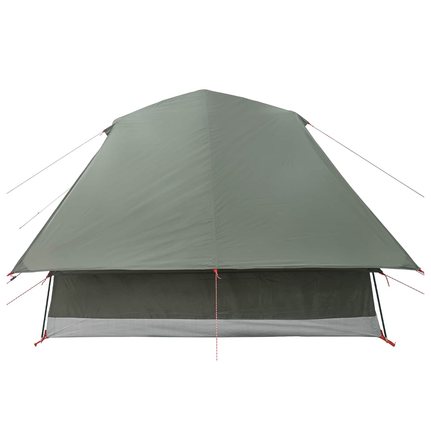 vidaXL Family Tent with Rainfly Water-resistant 6-Person Army Green