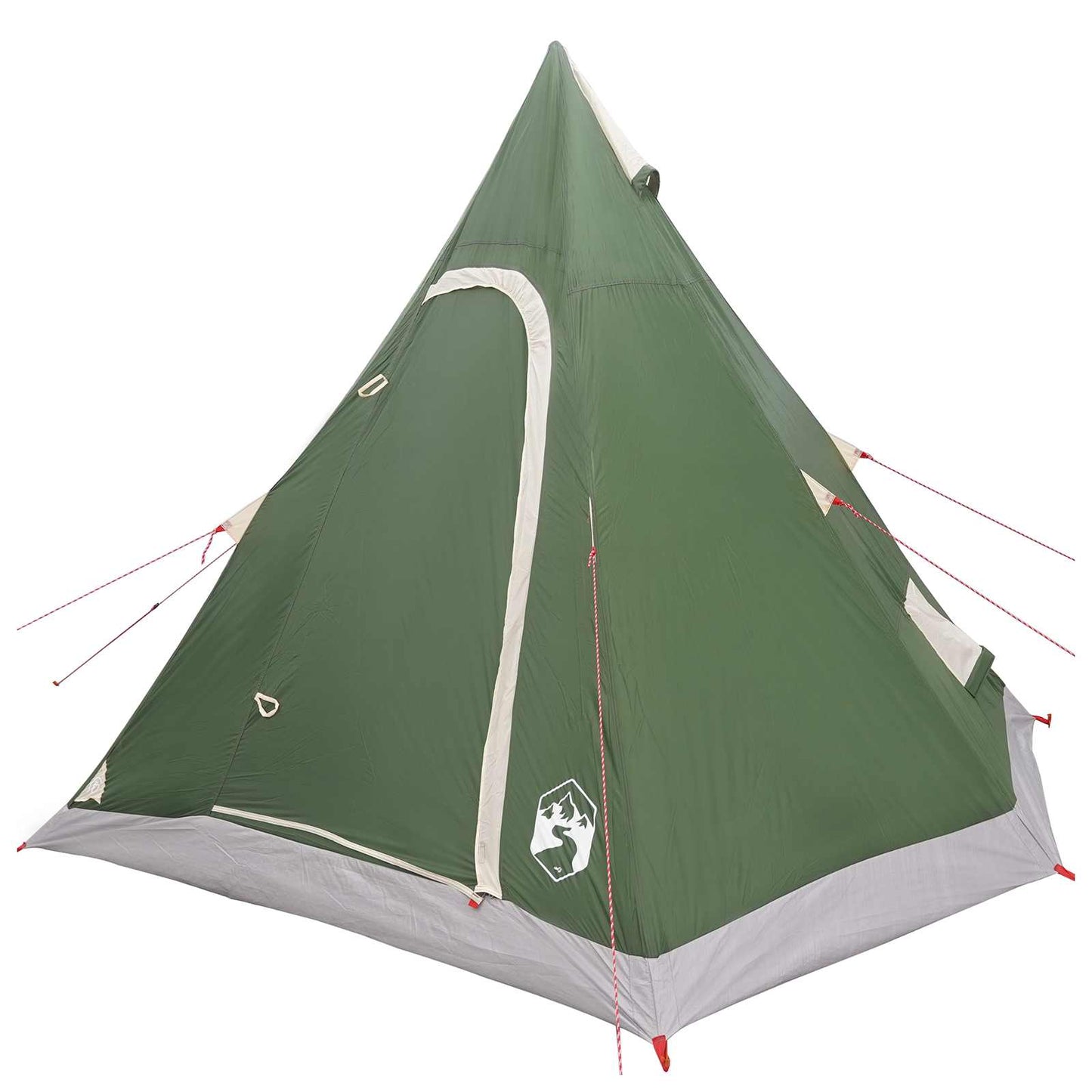 vidaXL Tipi Tent Water-Resistant 3-Person Green