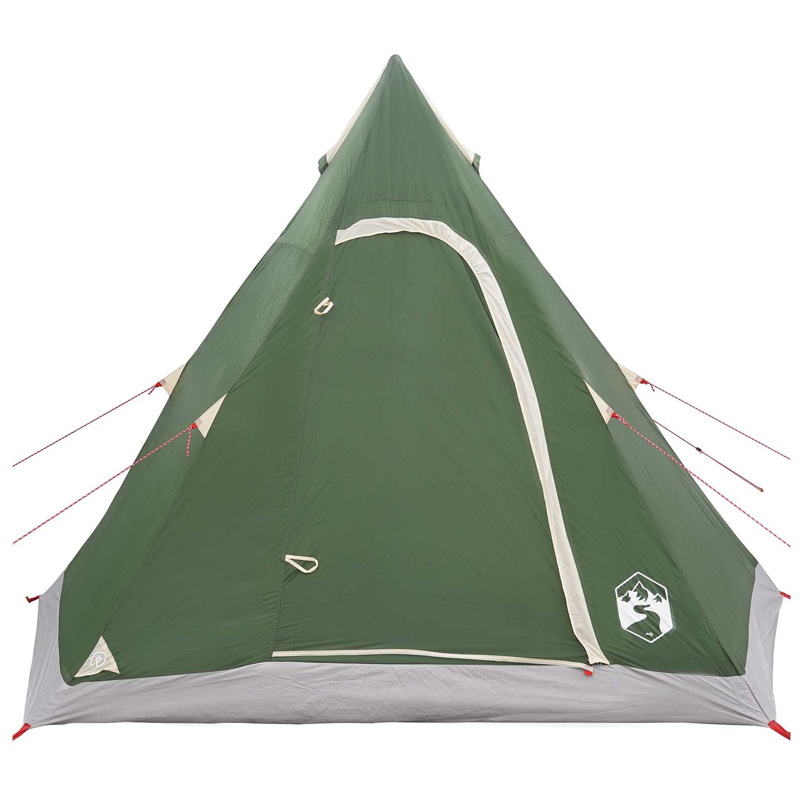 vidaXL Tipi Tent Water-Resistant 3-Person Green