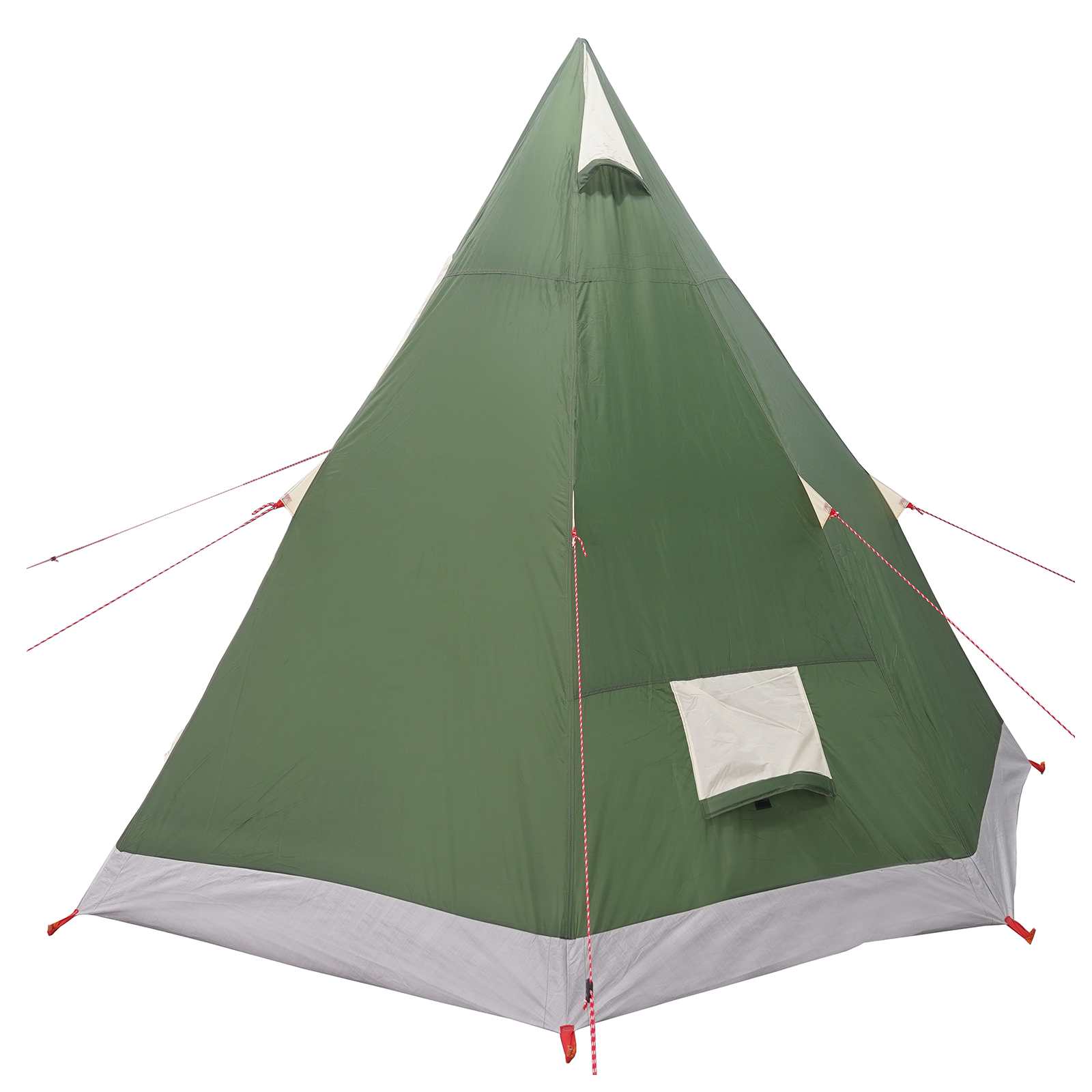 vidaXL Tipi Tent Water-Resistant 3-Person Green