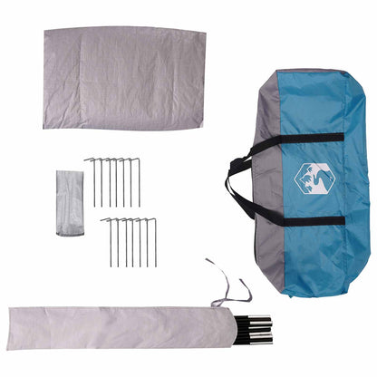 vidaXL Tipi Tent Water-Resistant 3-Person Blue