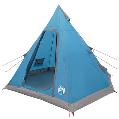 vidaXL Tipi Tent Water-Resistant 3-Person Blue