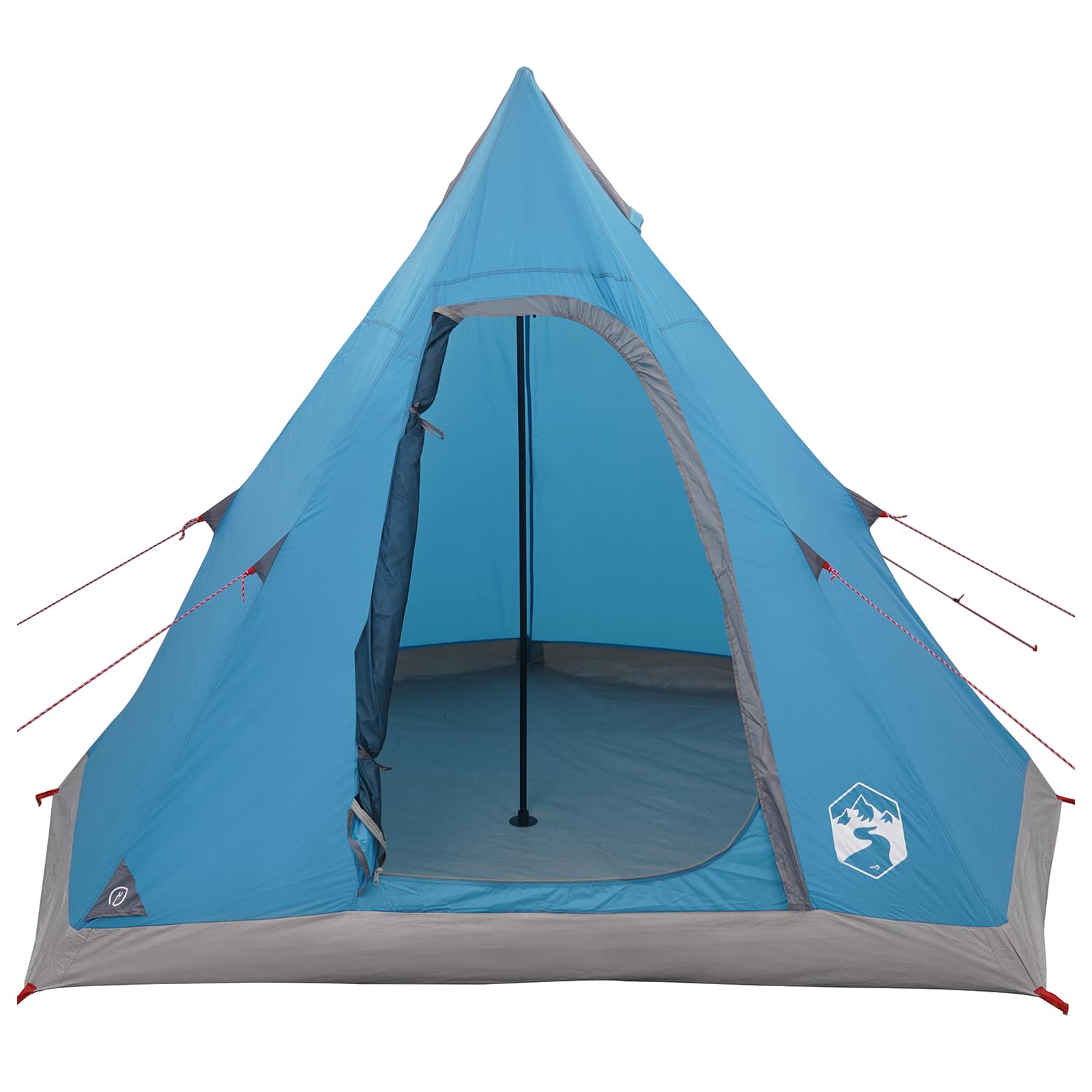 vidaXL Tipi Tent Water-Resistant 3-Person Blue