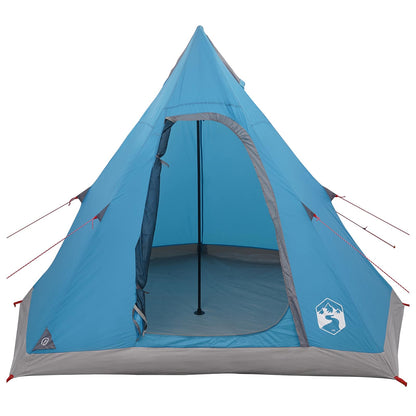 vidaXL Tipi Tent Water-Resistant 3-Person Blue
