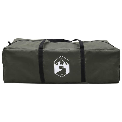 vidaXL Tipi Tent Water-Resistant 3-Person Army Green