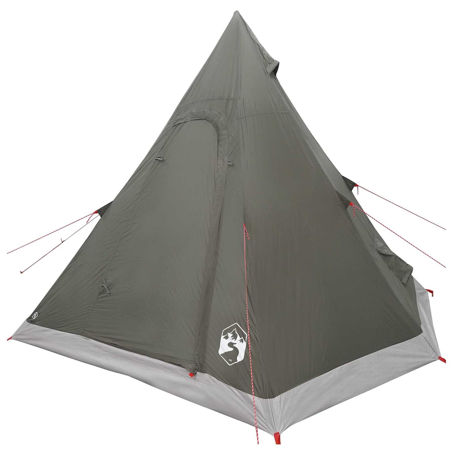 vidaXL Tipi Tent Water-Resistant 3-Person Army Green