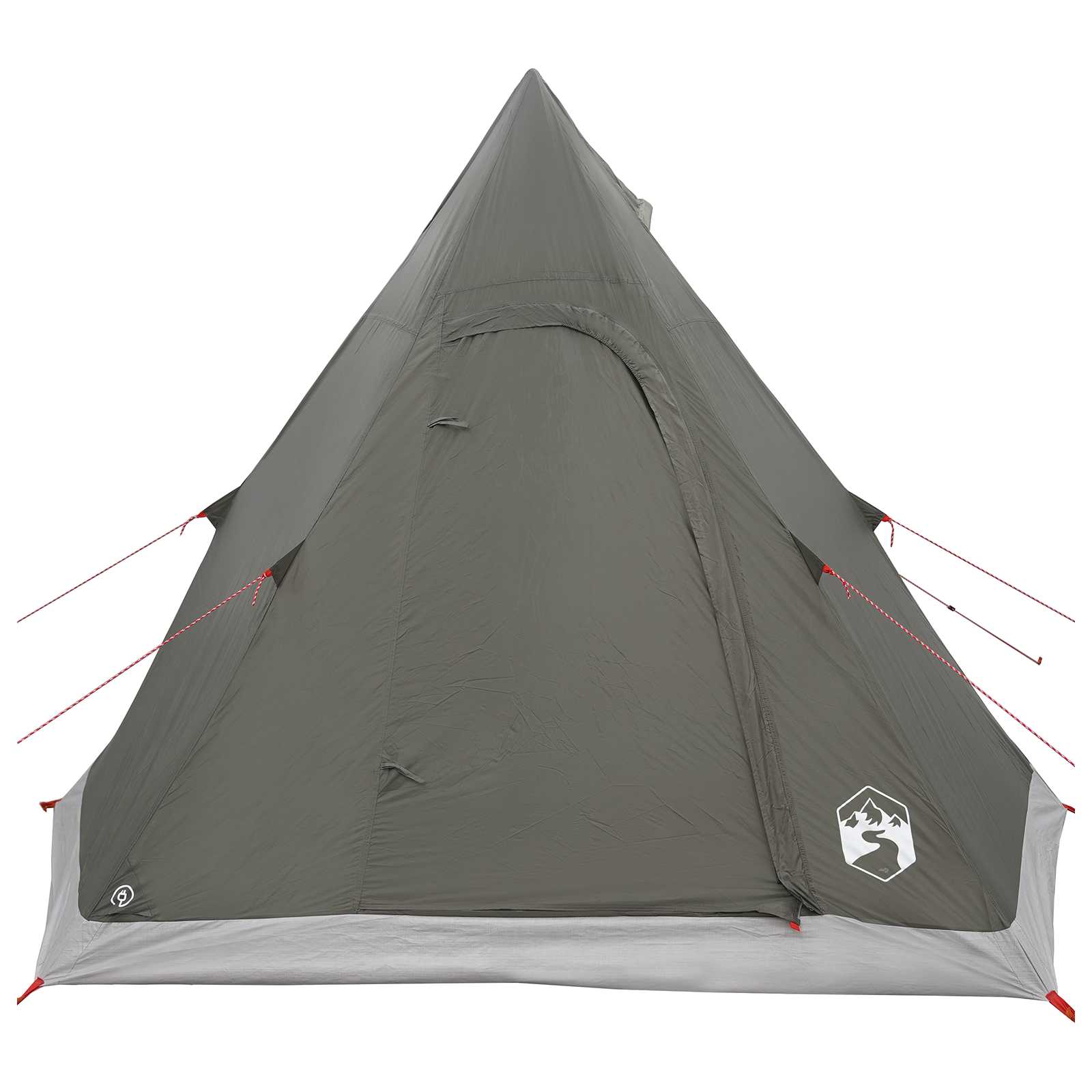 vidaXL Tipi Tent Water-Resistant 3-Person Army Green