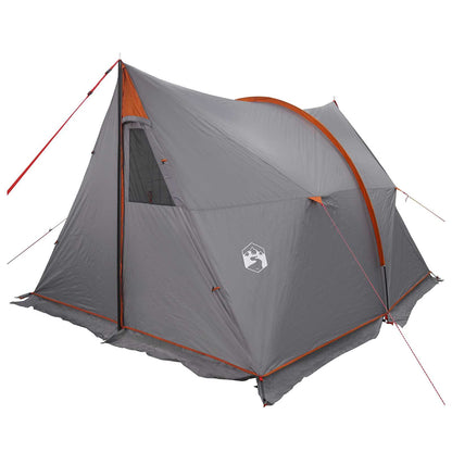 vidaXL Canopy Tent Water-Resistant Grey and Orange