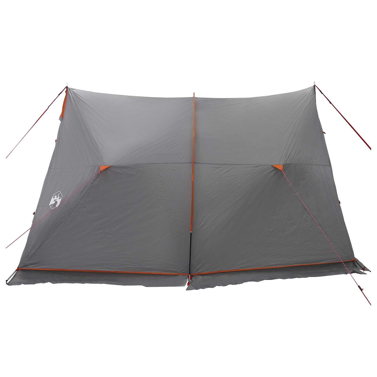 vidaXL Canopy Tent Water-Resistant Grey and Orange