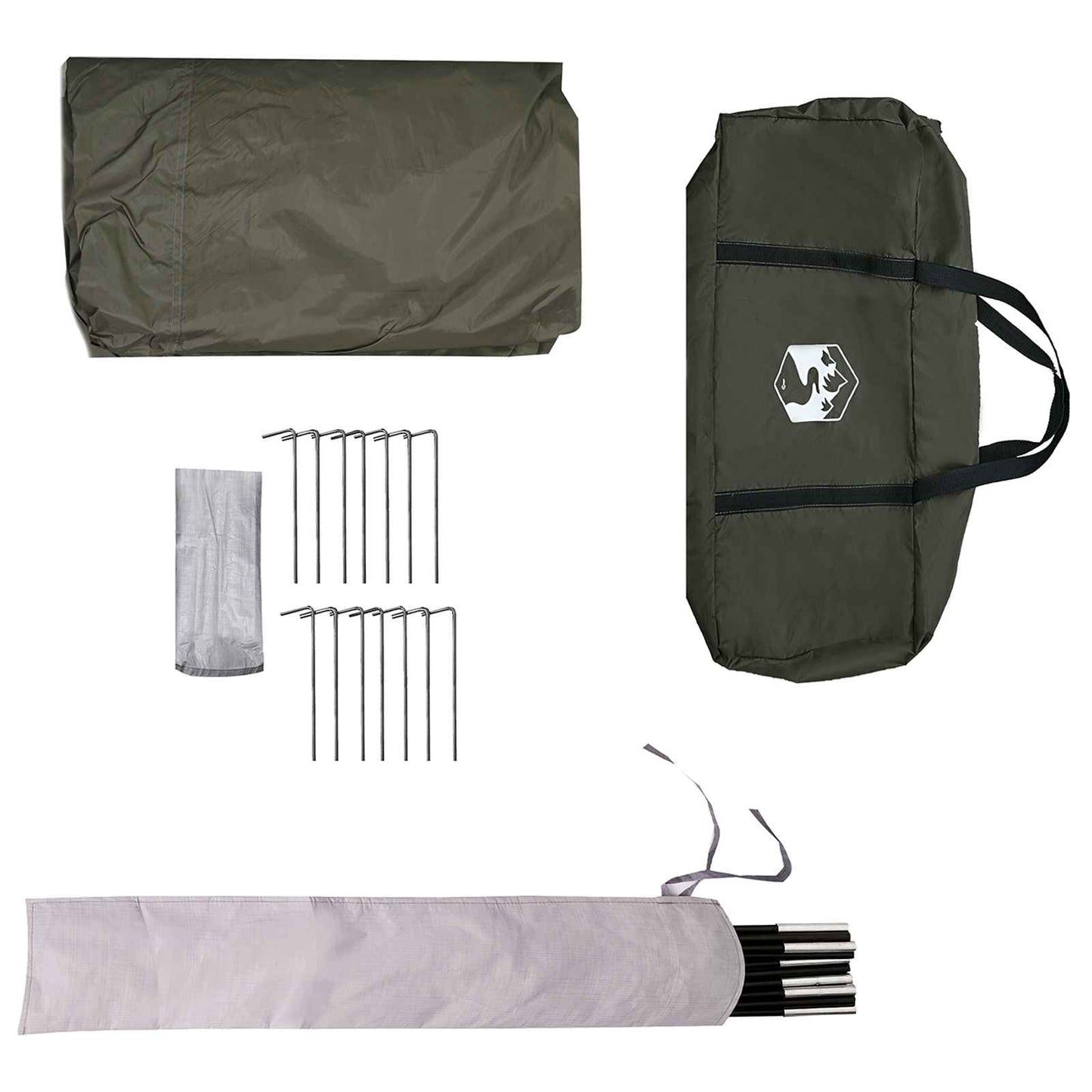 vidaXL Canopy Tent Water-Resistant Army Green