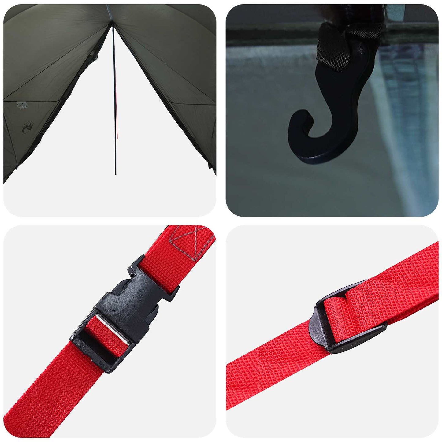 vidaXL Canopy Tent Water-Resistant Army Green