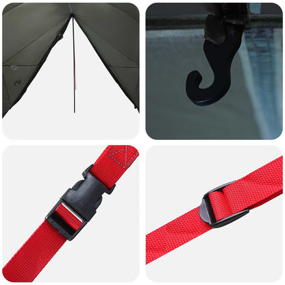 vidaXL Canopy Tent Water-Resistant Army Green