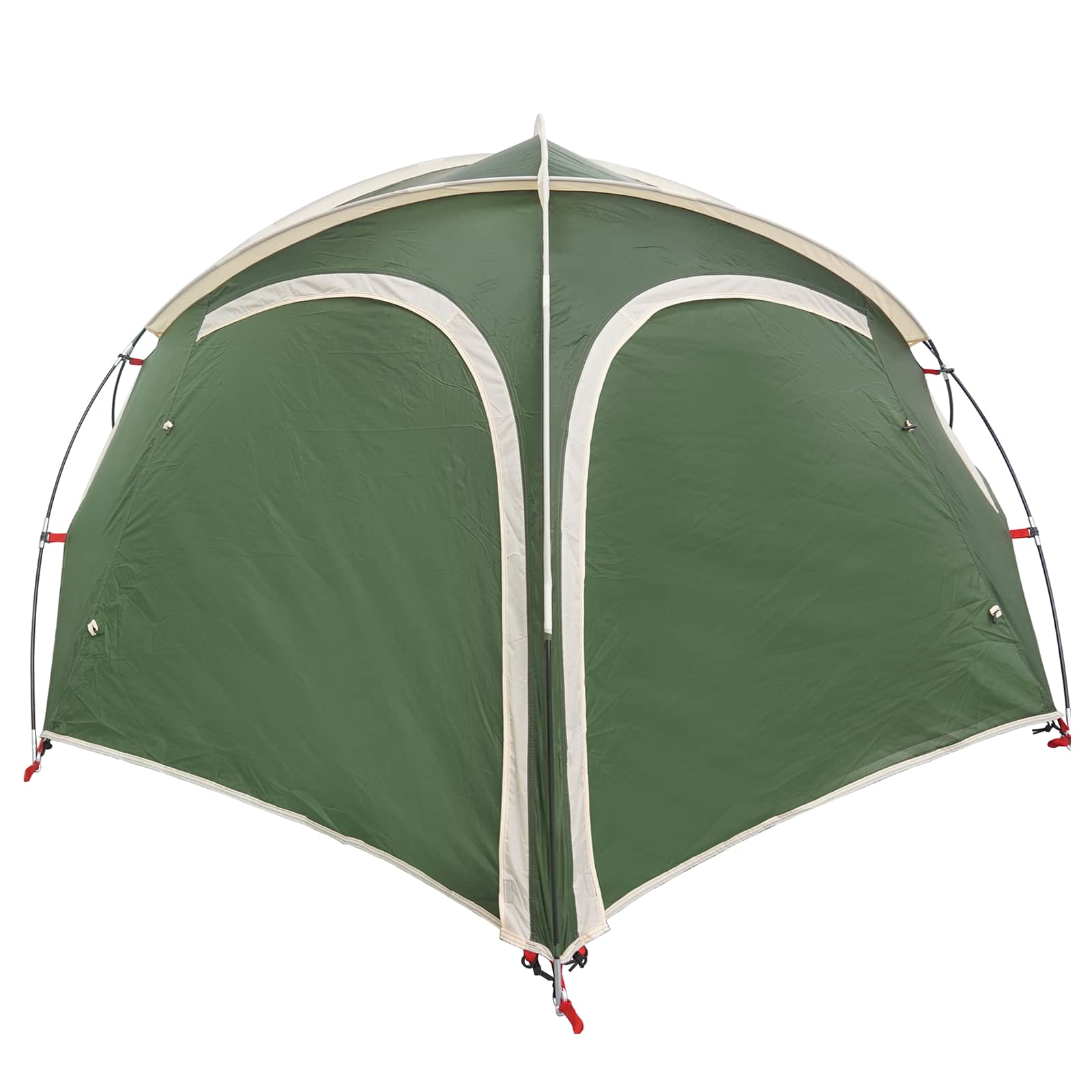 vidaXL Trekking Tent with Rainfly Water-Resistant 2-Person Green