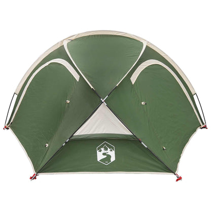 vidaXL Trekking Tent with Rainfly Water-Resistant 2-Person Green