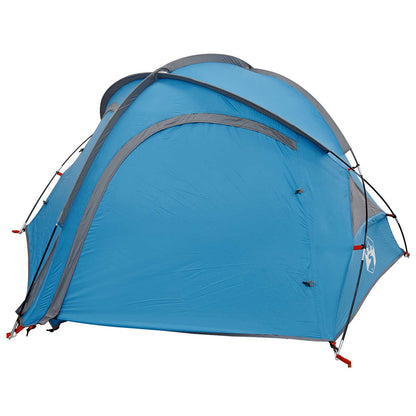 vidaXL Trekking Tent with Rainfly Water-Resistant 2-Person Blue