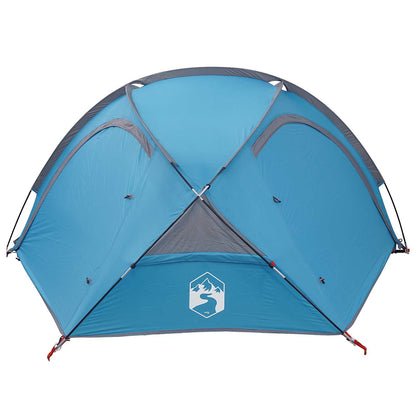 vidaXL Trekking Tent with Rainfly Water-Resistant 2-Person Blue