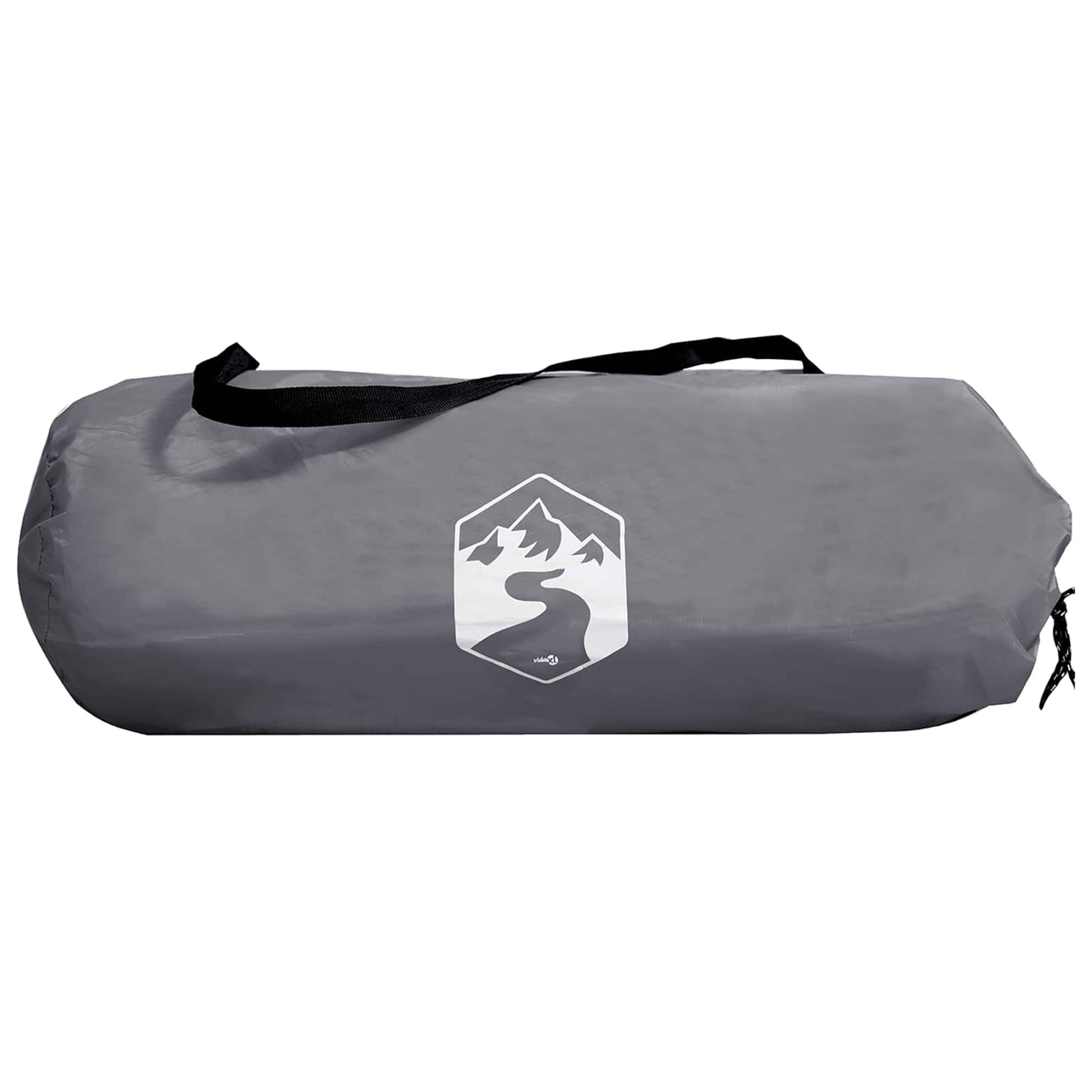 vidaXL Trekking Tent with Rainfly Water-Resistant 2-Person - Grey
