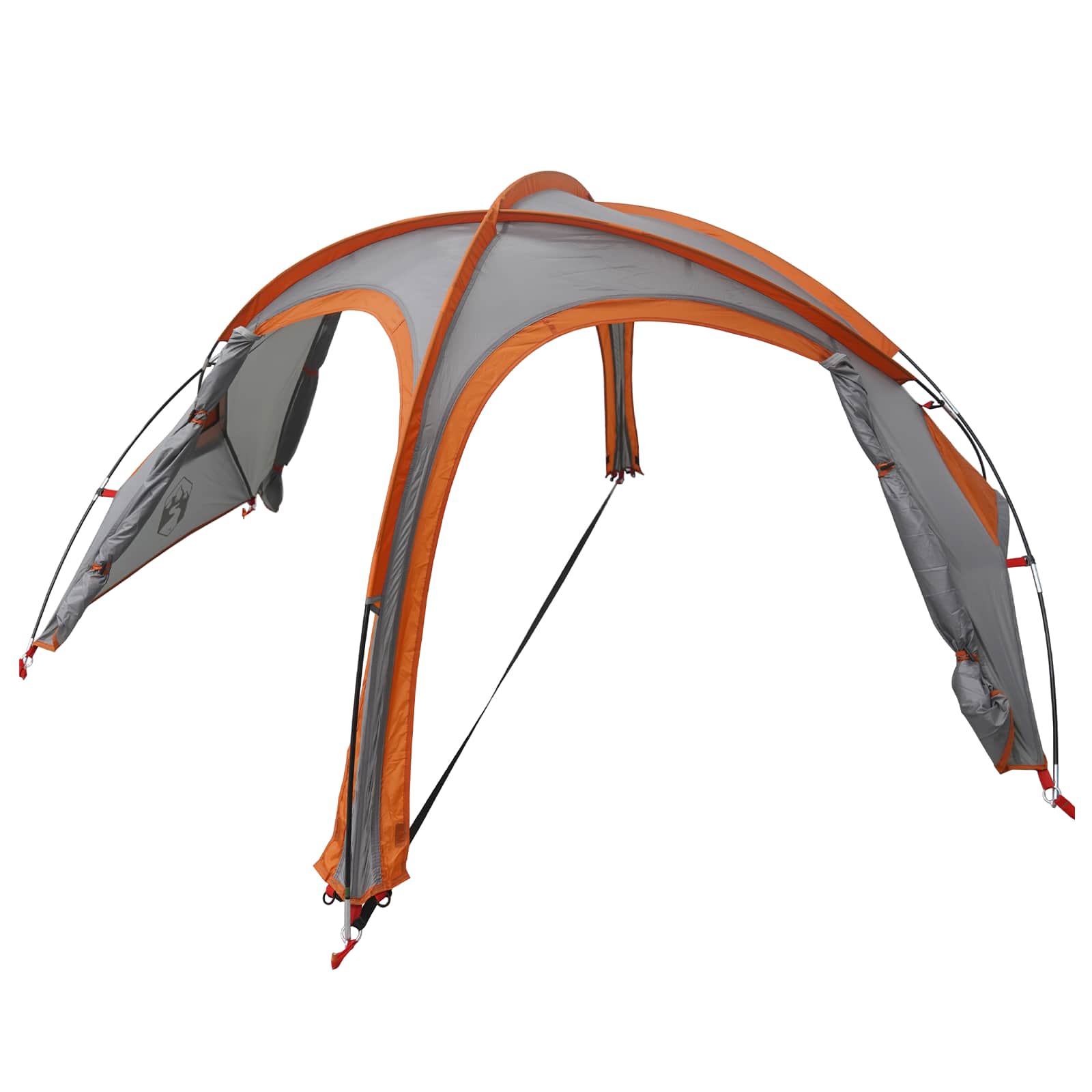 vidaXL Trekking Tent with Rainfly Water-Resistant 2-Person - Grey
