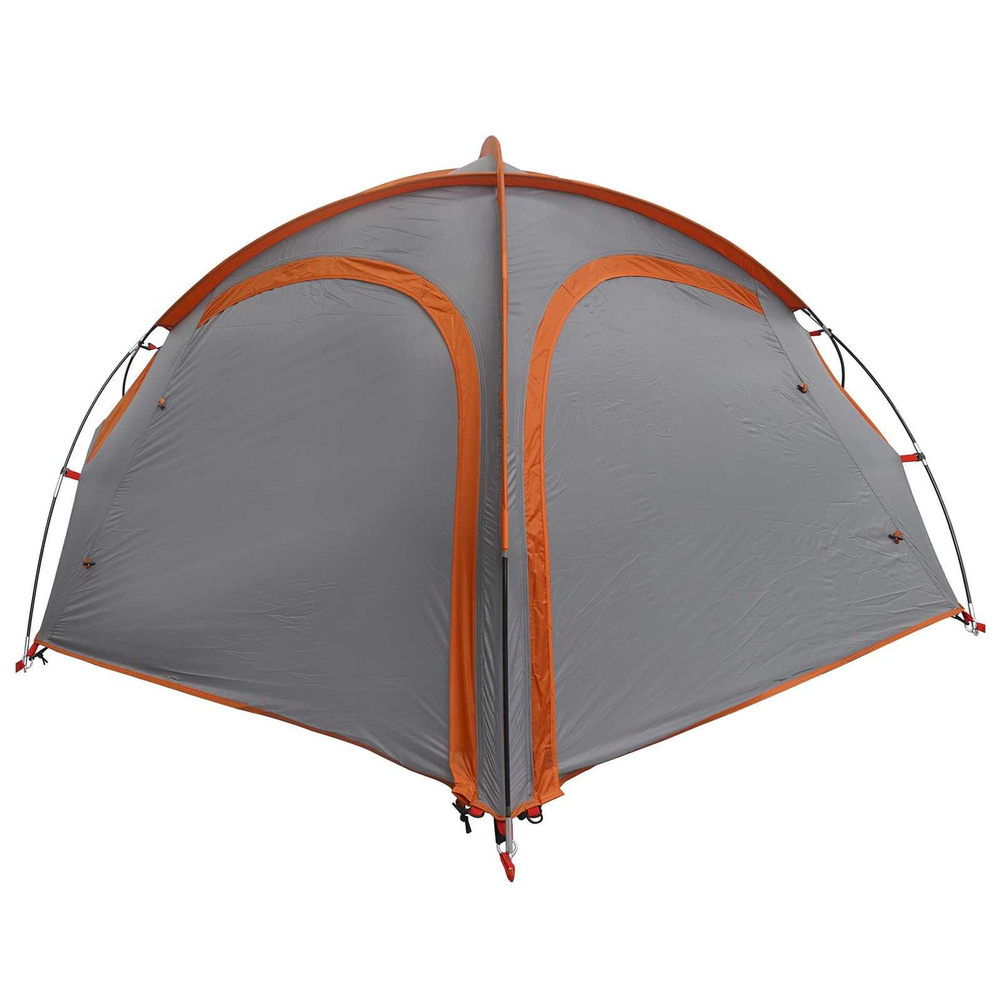 vidaXL Trekking Tent with Rainfly Water-Resistant 2-Person - Grey