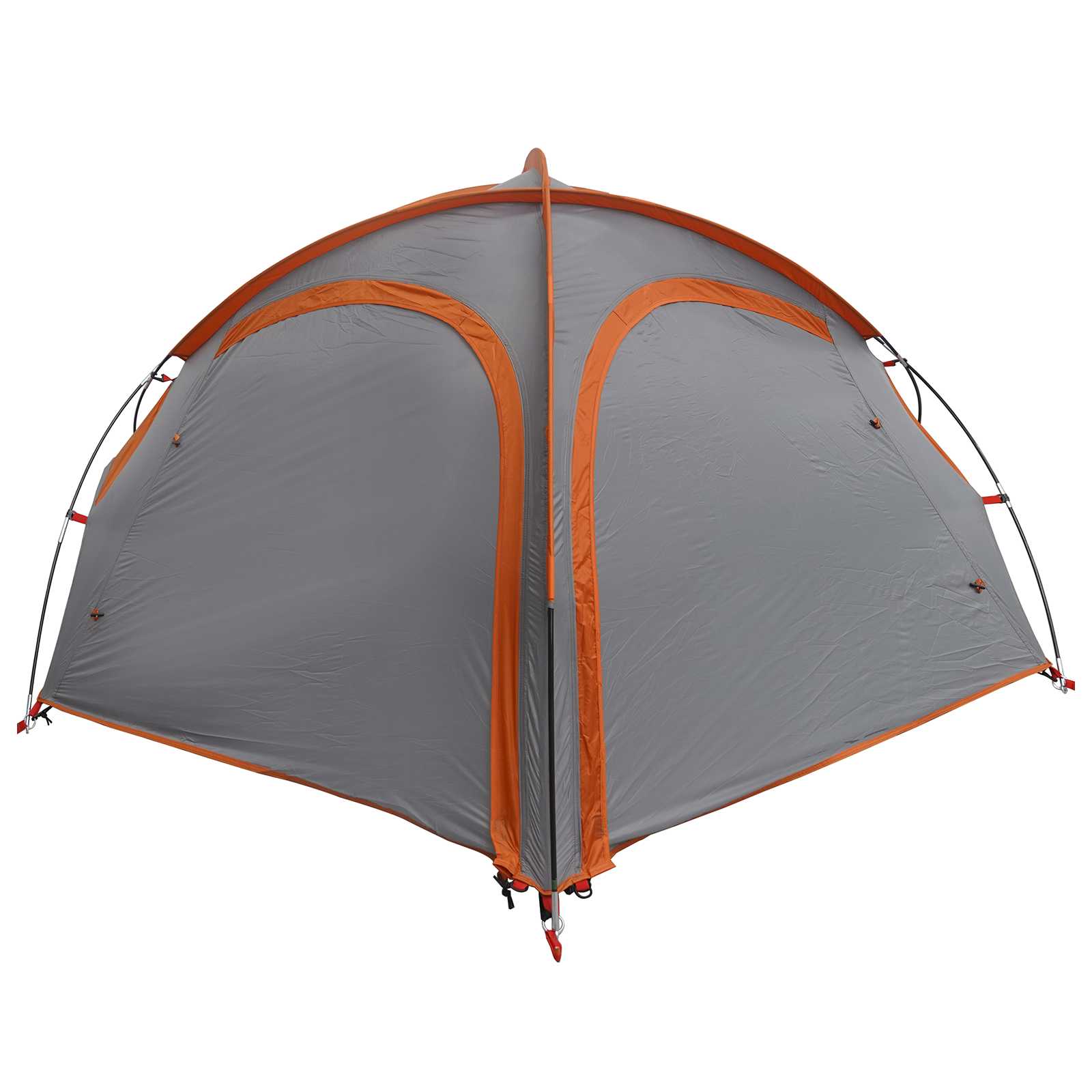 vidaXL Trekking Tent with Rainfly Water-Resistant 2-Person - Grey