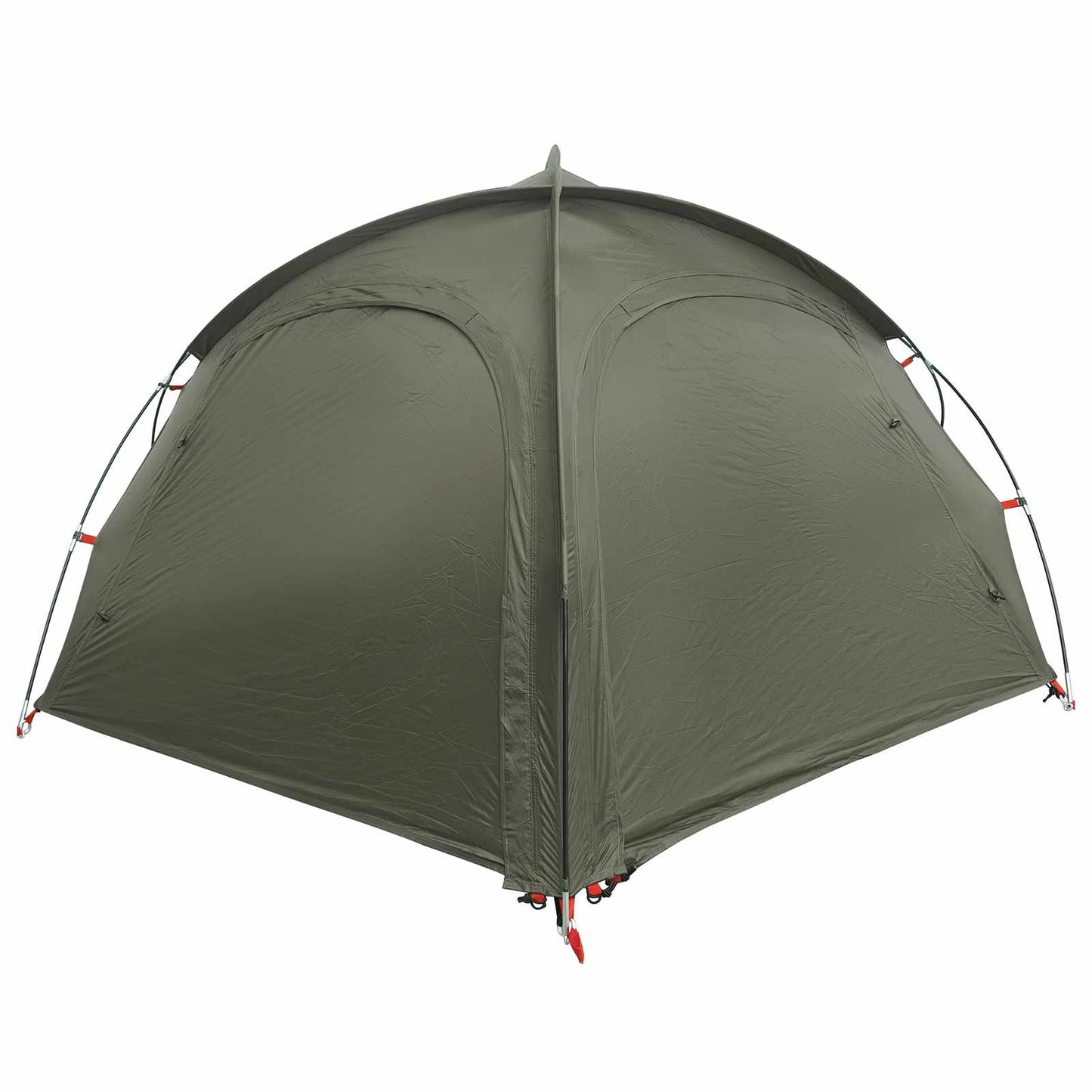 vidaXL Trekking Tent with Rainfly Water-Resistant 2-Person Army Green