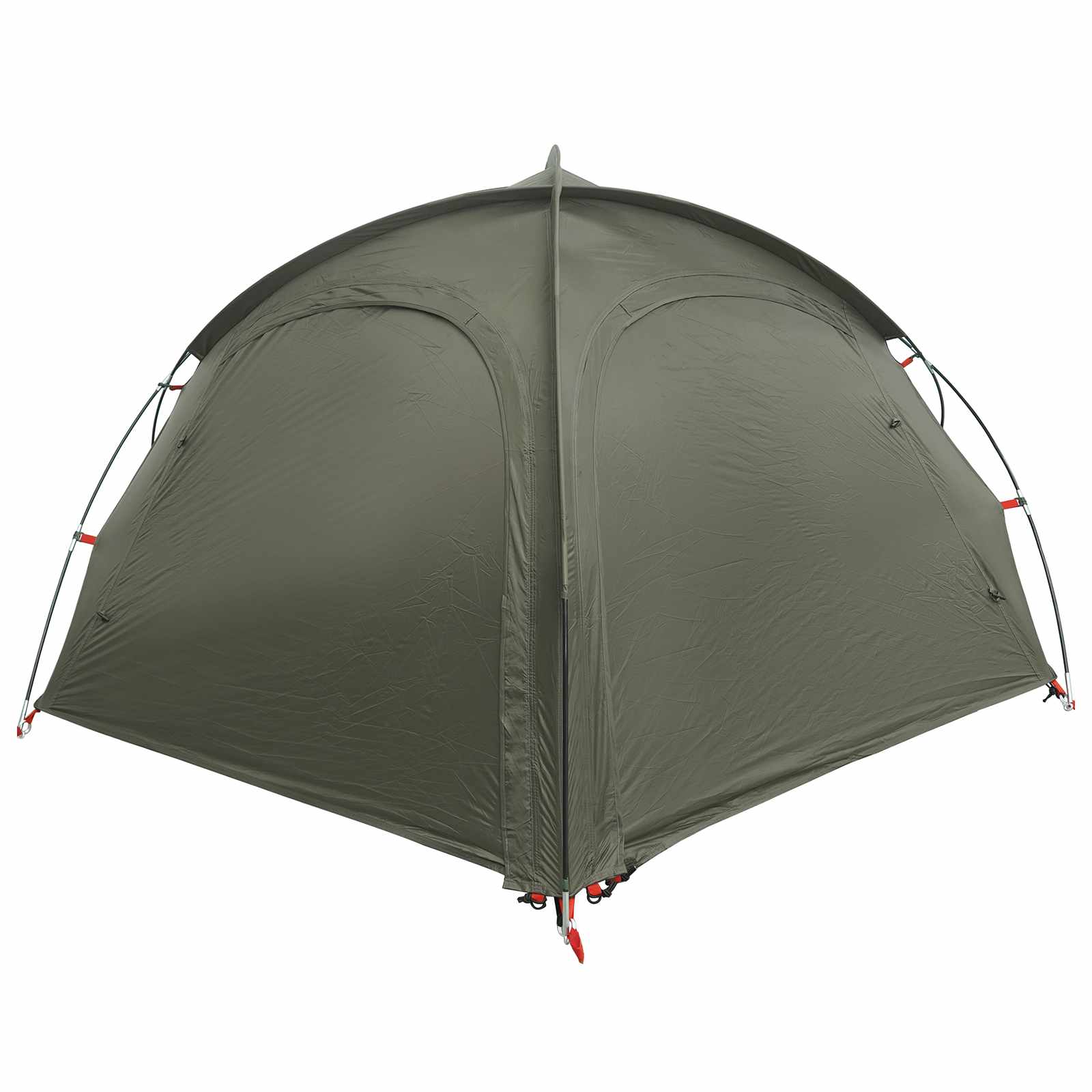 vidaXL Trekking Tent with Rainfly Water-Resistant 2-Person Army Green