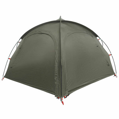 vidaXL Trekking Tent with Rainfly Water-Resistant 2-Person Army Green