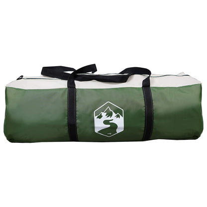 vidaXL Trekking Tent with Rainfly Water-Resistant 3-Person Green