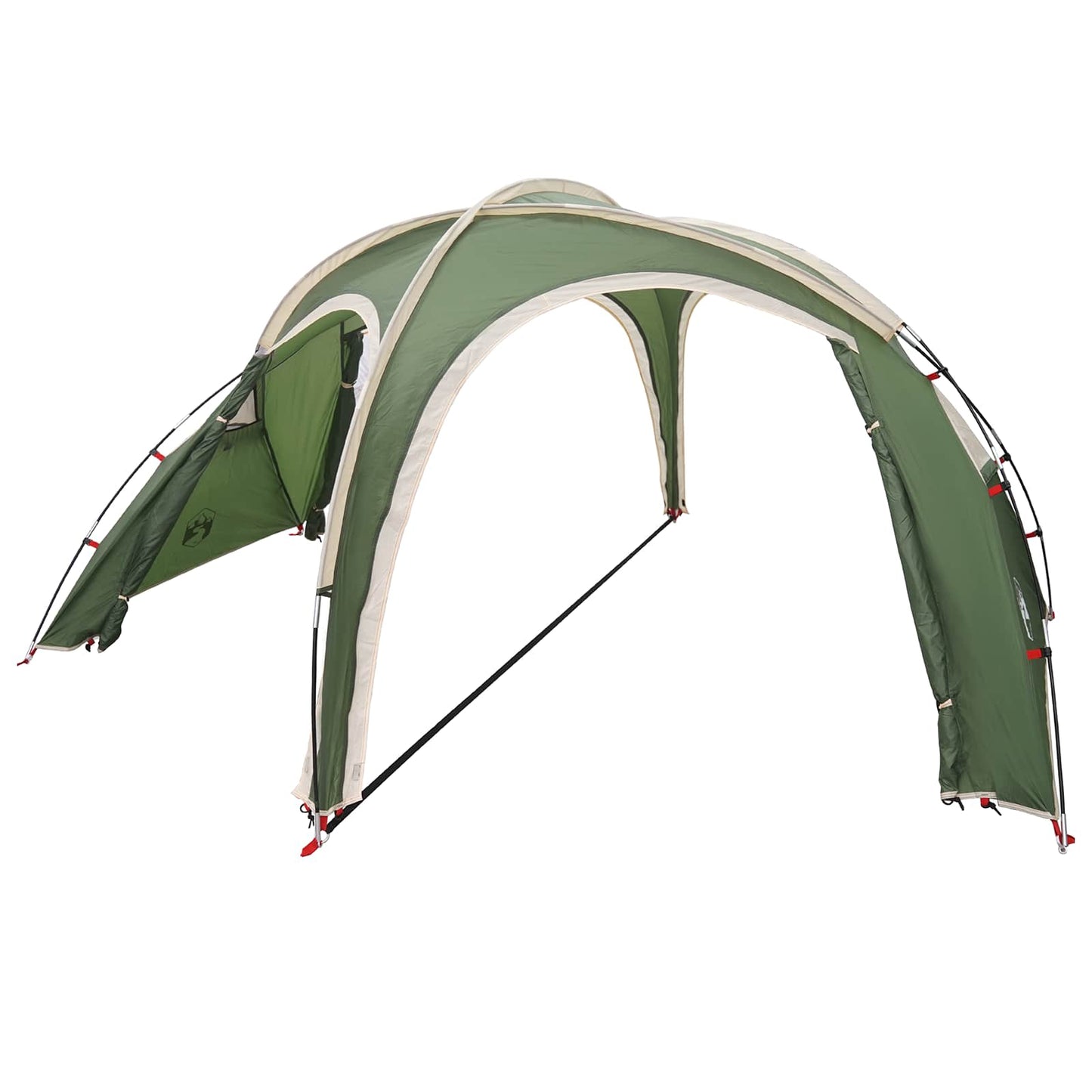 vidaXL Trekking Tent with Rainfly Water-Resistant 3-Person Green