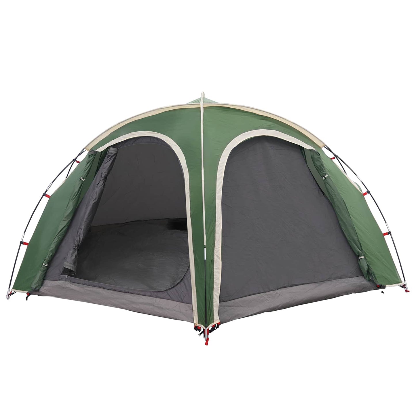 vidaXL Trekking Tent with Rainfly Water-Resistant 3-Person Green