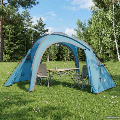 vidaXL Trekking Tent with Rainfly Water-Resistant 3-Person Blue