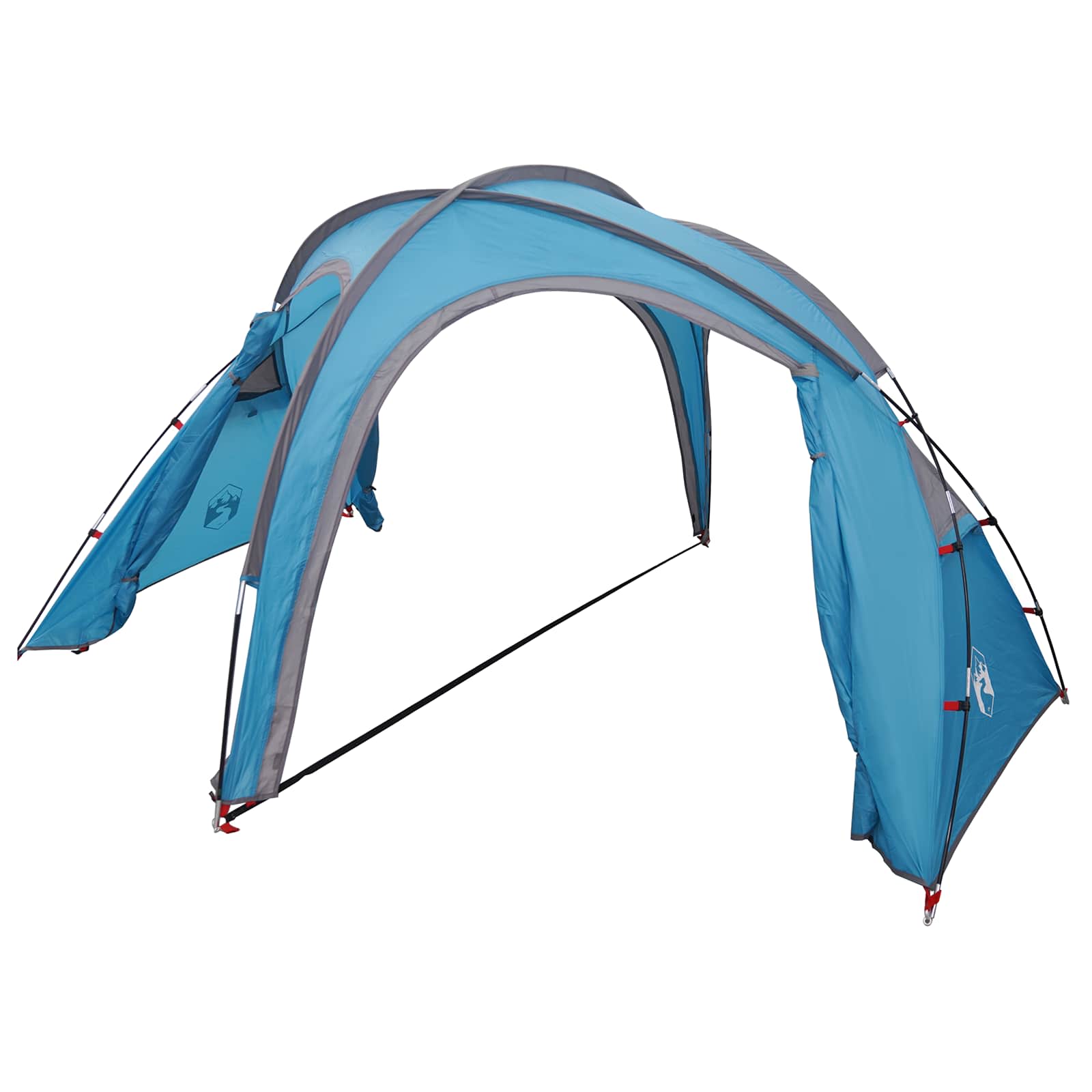 vidaXL Trekking Tent with Rainfly Water-Resistant 3-Person Blue