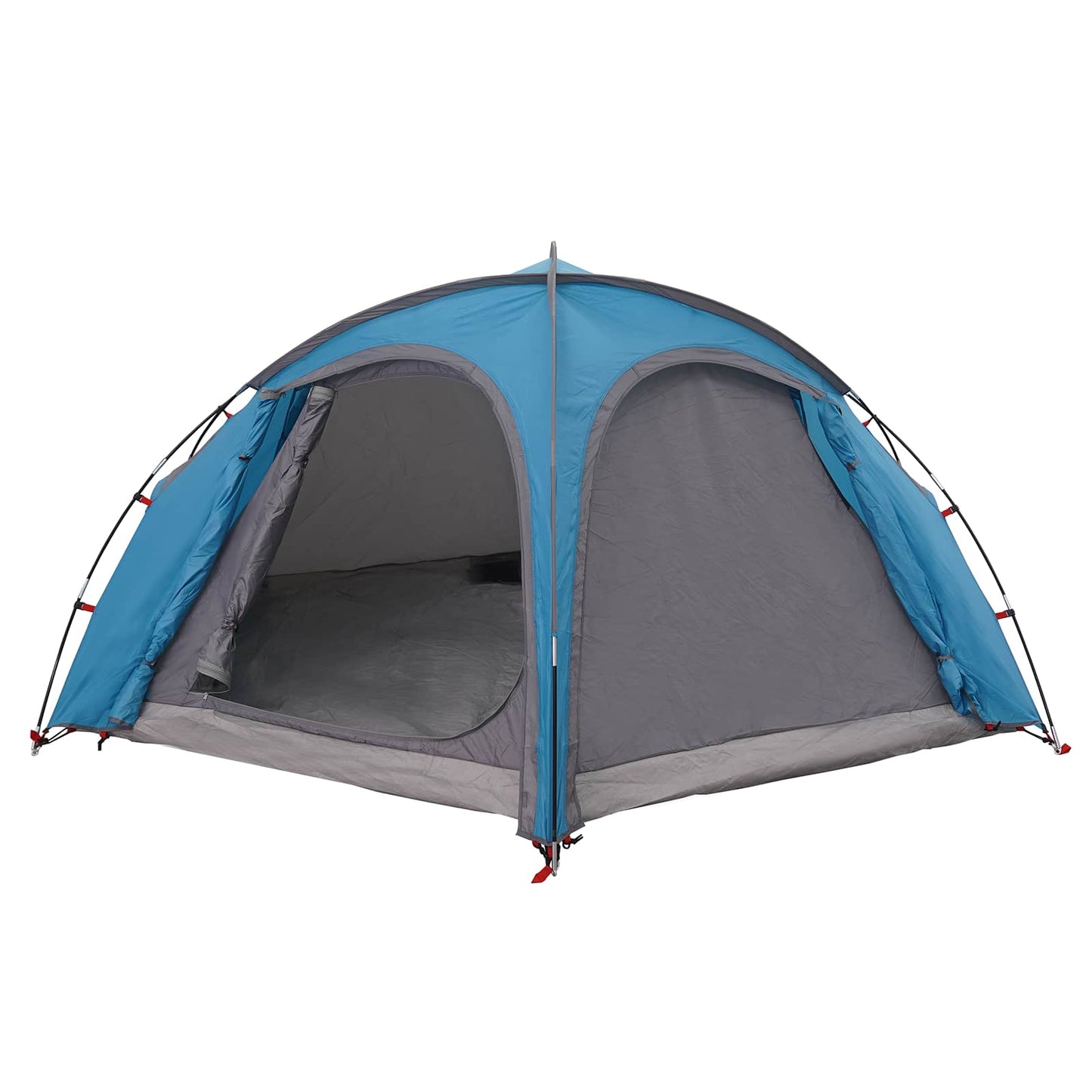 vidaXL Trekking Tent with Rainfly Water-Resistant 3-Person Blue