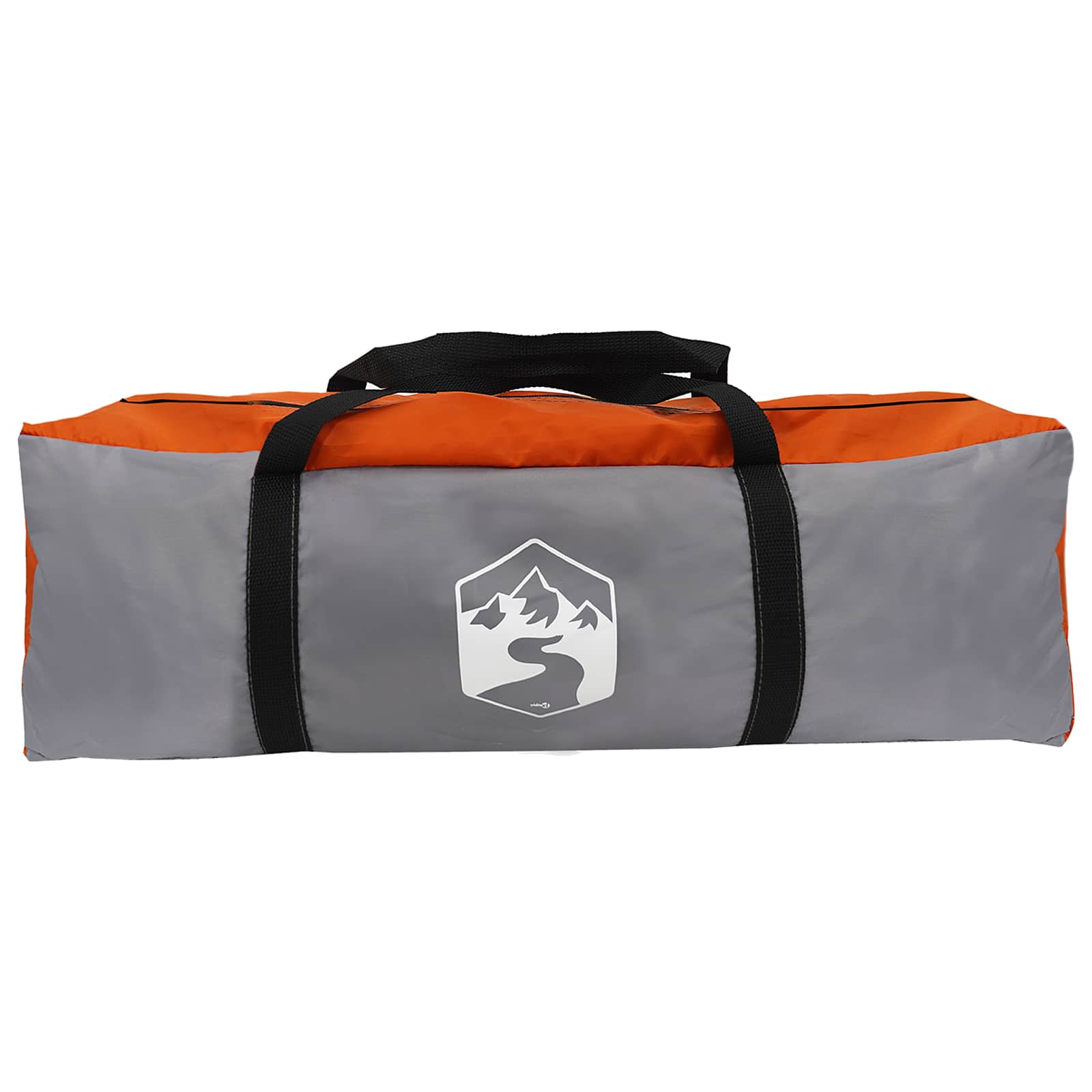 vidaXL Trekking Tent with Rainfly Water-Resistant 3-Person - Grey
