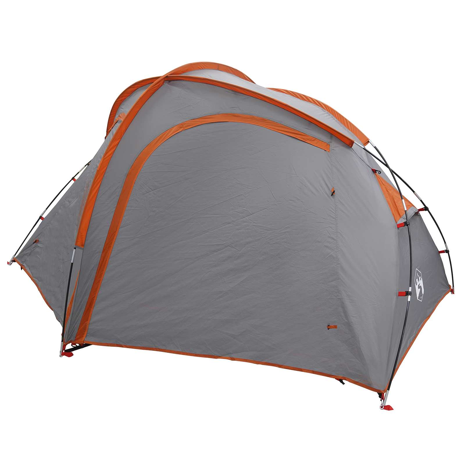 vidaXL Trekking Tent with Rainfly Water-Resistant 3-Person - Grey